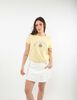 Polera Con Estampado Manga Corta Mujer Icono