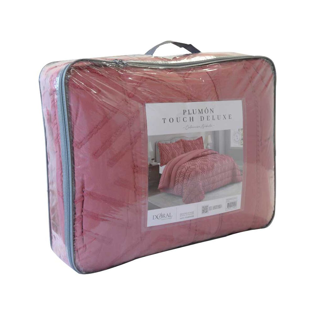 Plum&oacute;n Doral 2 Plazas Touch Nebula Liso Coral