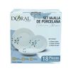 Juego de Vajilla Roberta Doral 18 Piezas