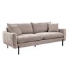 Sofá Home Mobili Huston 3 Cuerpos Gris