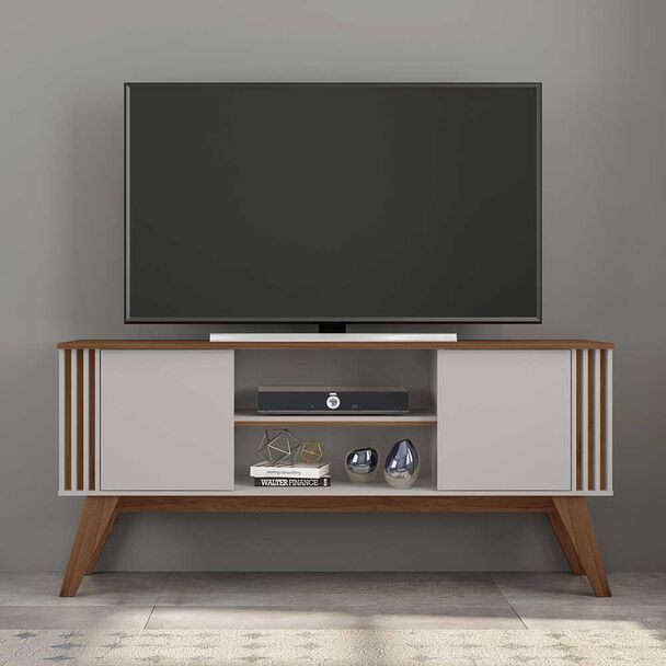 Rack TV Exit Vitta Beige Matte Hasta 65""