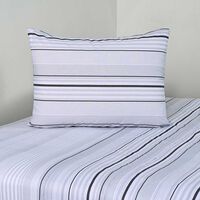 Juego de Sábanas American Family 1.5 Plazas 144 Hilos Zircon Gris