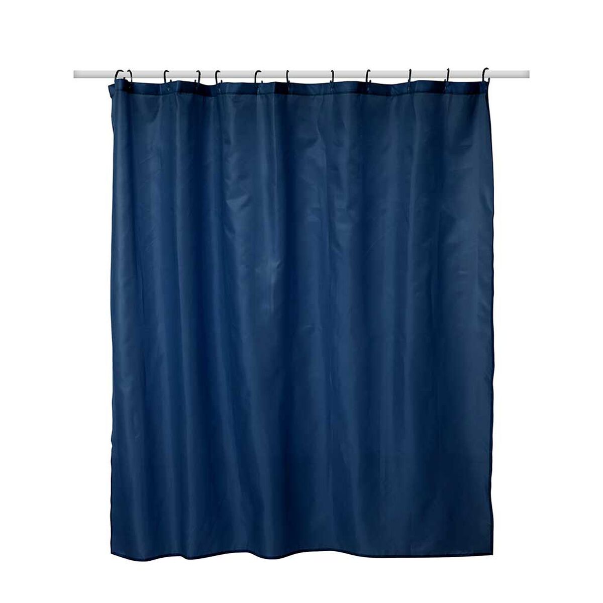 Set Cortina de Baño 4 Piezas Mashini Liso Azul