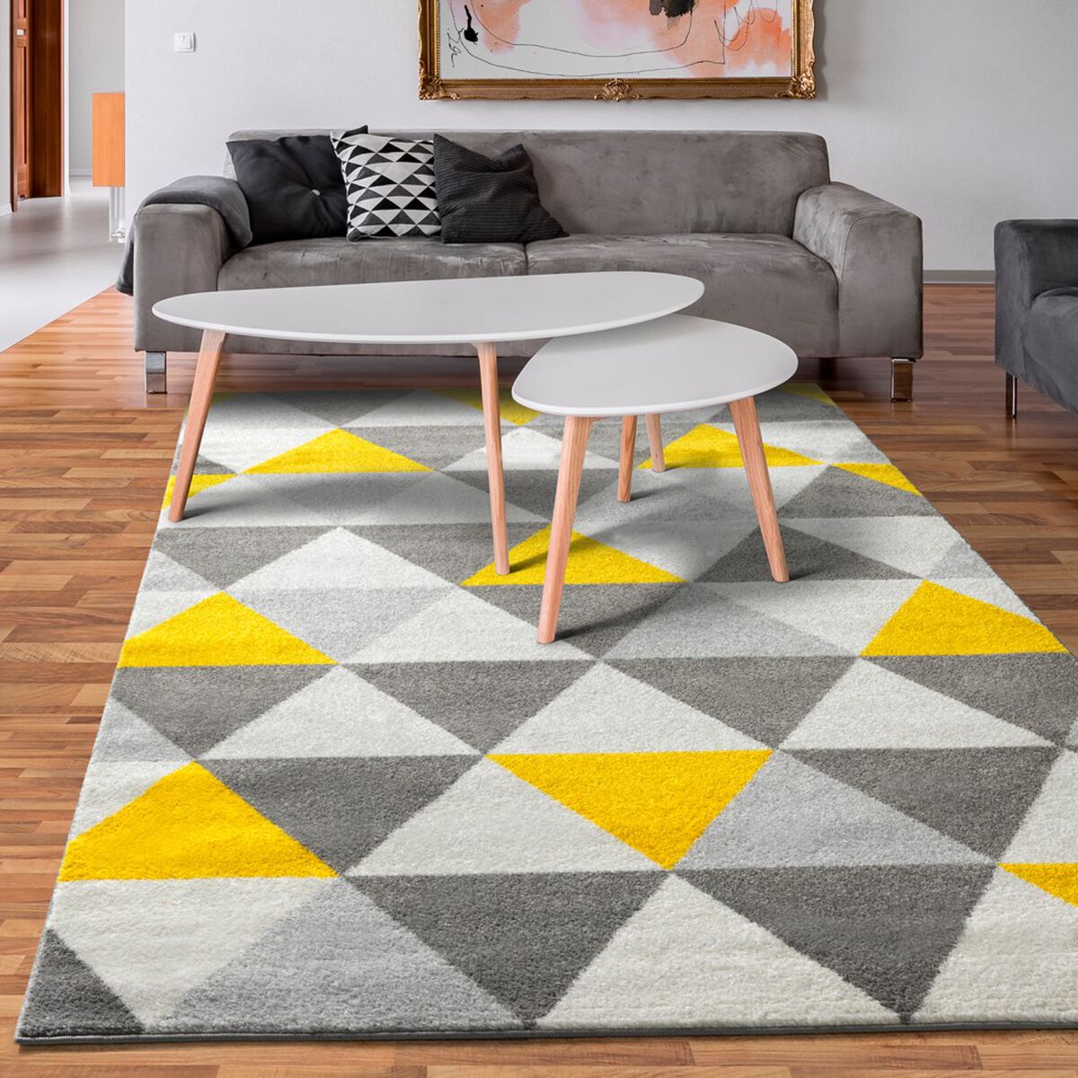 Alfombra Modalfo Florida 120 x 180 cm Amarillo