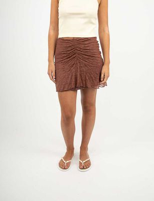 Imagen 1 del producto Falda Mini Mujer Icono Blanco, Cafe, Negro