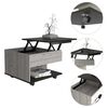 Mesa de Centro TuHome 5G-1 Ceniza Wengue