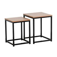 Set Mesas Laterales Novahus Roble