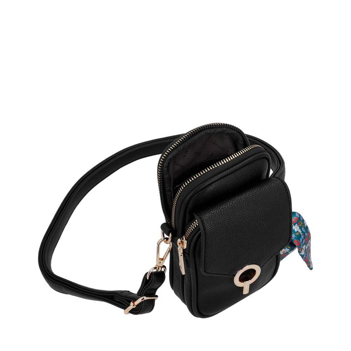 Portacelular de Mujer Secret Bergen SC7 Grande Negro