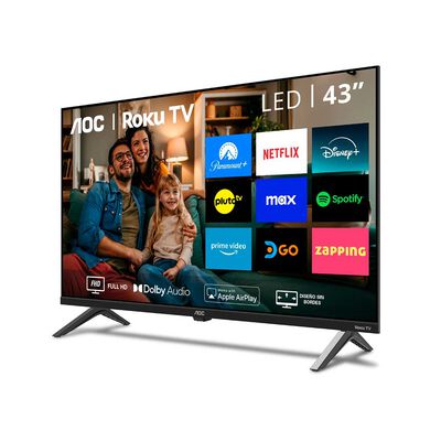 Imagen 2 del producto Smart TV LED 43” AOC FHD Roku TV 43S5045