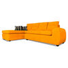 Seccional Izquierdo Elegant Houston Cheise Tela 5 Cuerpos Oro