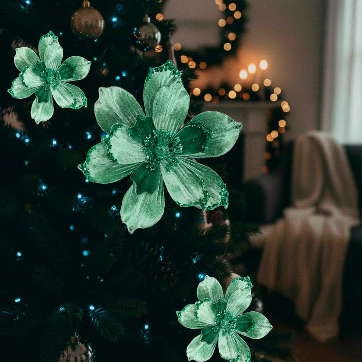 Adorno Navide&ntilde;o Flor Casanova