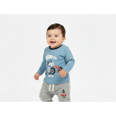 Polera Manga Larga de Algod&oacute;n Beb&eacute; Chess Baby