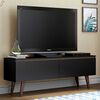 Rack TV Vekkahome Le Mans Hasta 55" Negro