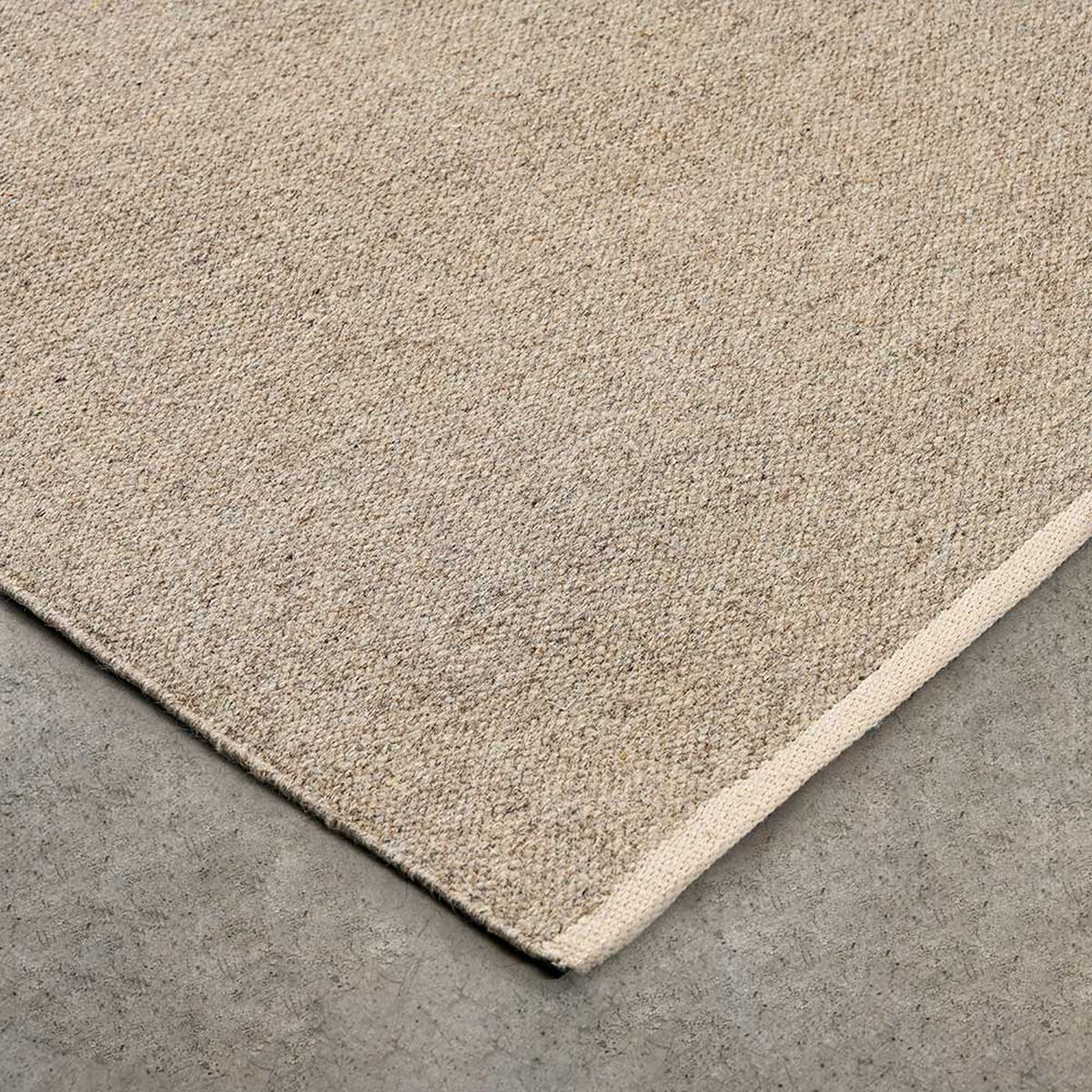 Alfombra Elements & Co Beige Lana Beige 80x120 cm