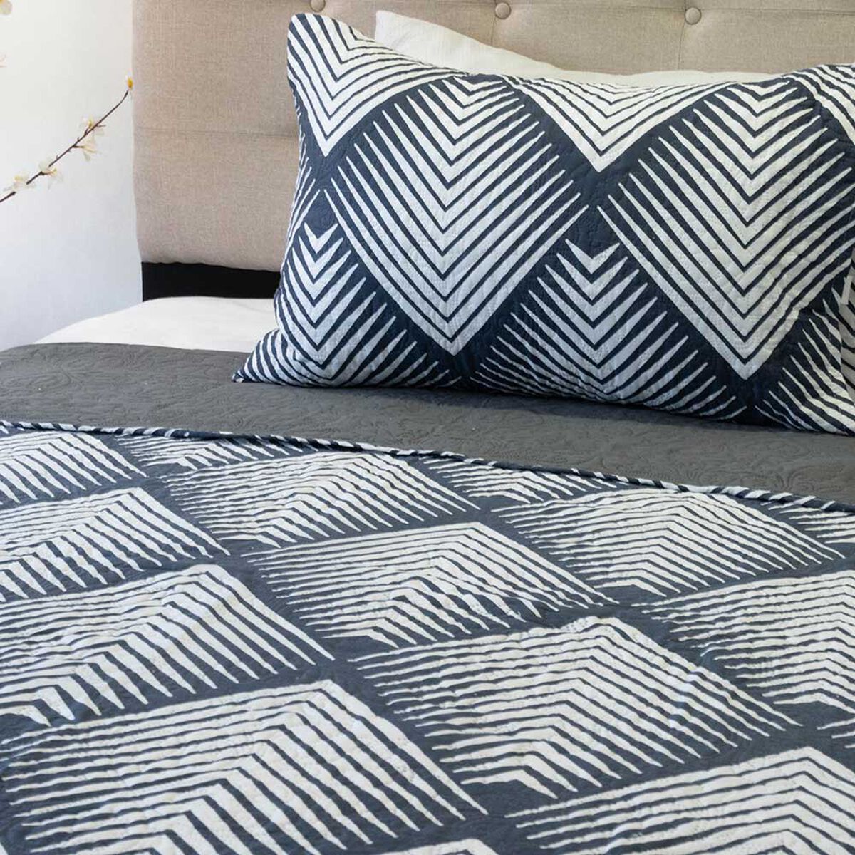 Quilt Doral 1,5 Plazas Hotpress Origins D5 Estampado