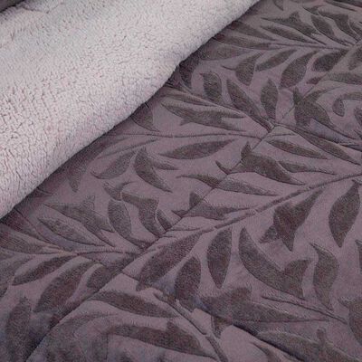 Imagen 2 del producto Cubrecama Doral 1,5 Plazas Gris Outboss Sherpa