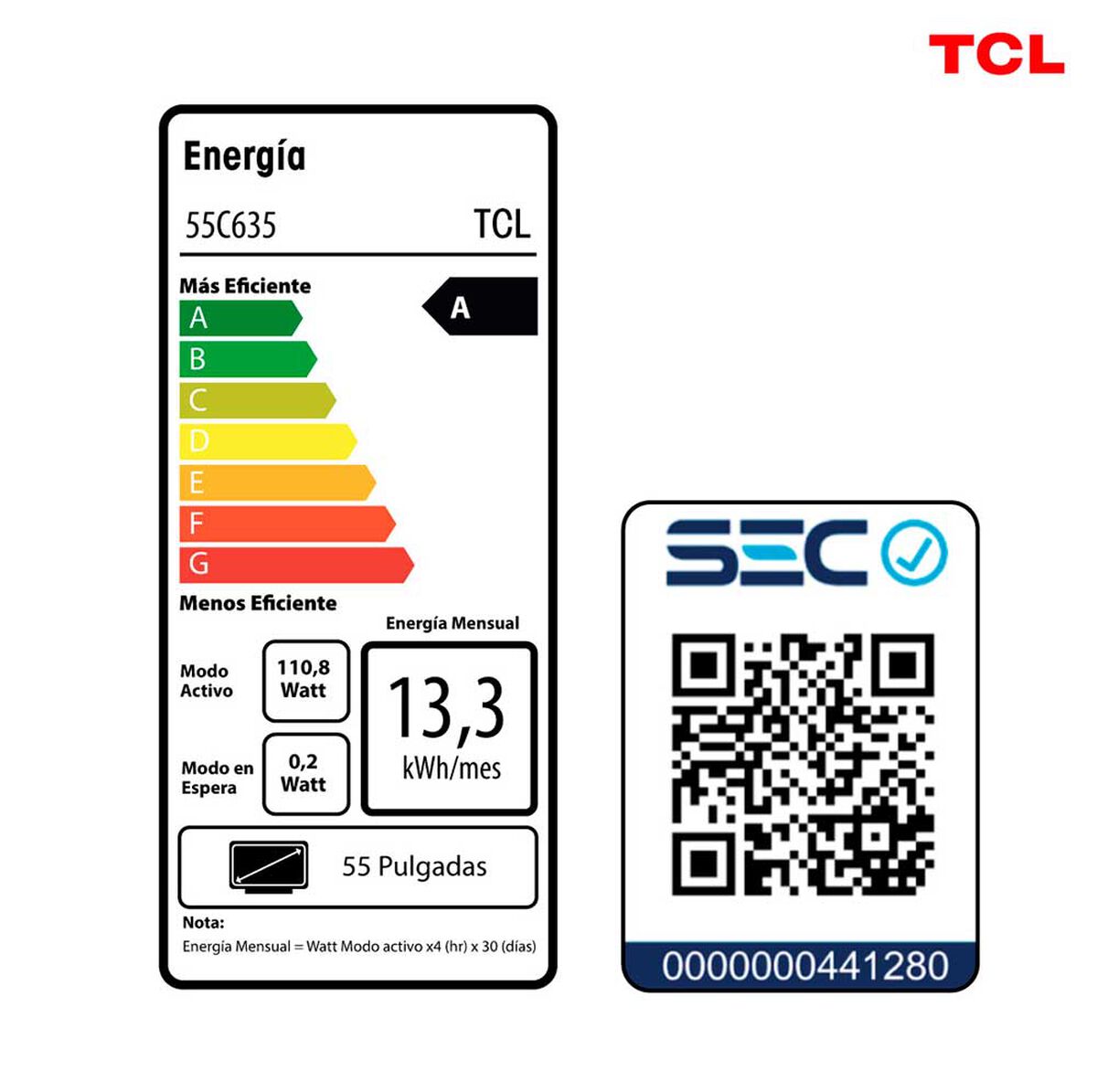 QLED 55" TCL 55C635 Smart TV 4K UHD