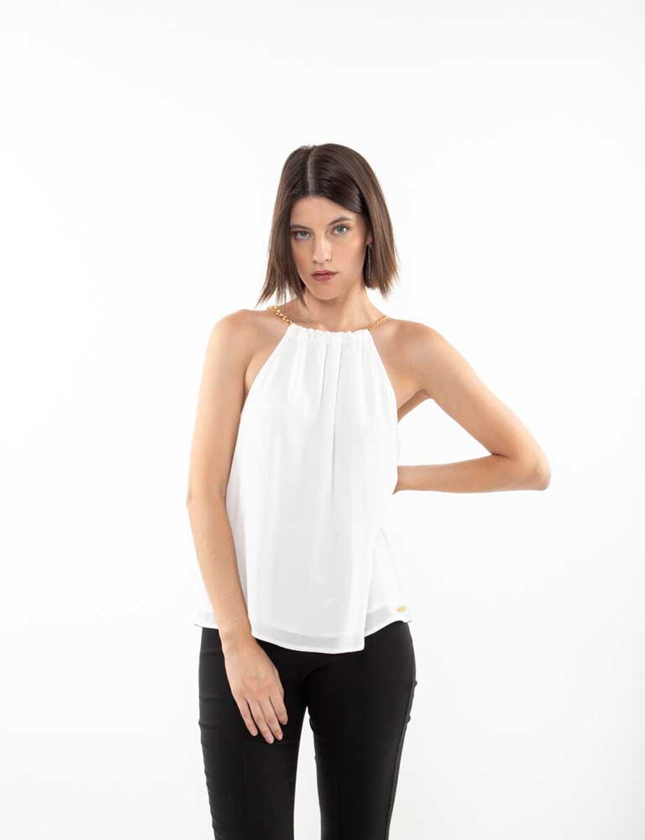Blusa Sin Mangas Mujer Fiorucci