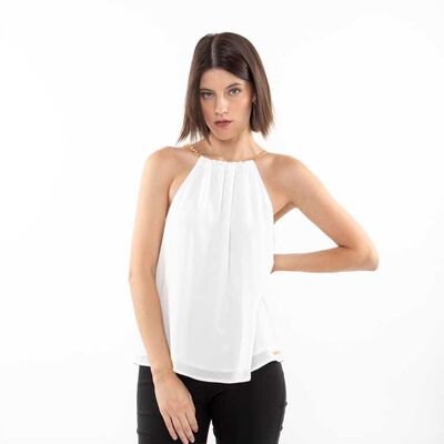 Blusa Sin Mangas Mujer Fiorucci