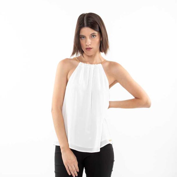 Blusa Sin Mangas Mujer Fiorucci