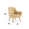 Poltrona Rosen Bartolo 1 Cuerpo Custard