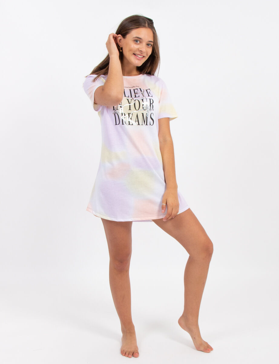 Camisa de Dormir Manga Corta Mujer Icono