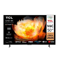 Smart TV LED 50"" TCL UHD 4K Google TV V6C