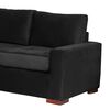 Sof&aacute; Latam Home Livorno 3 Cuerpos Negro