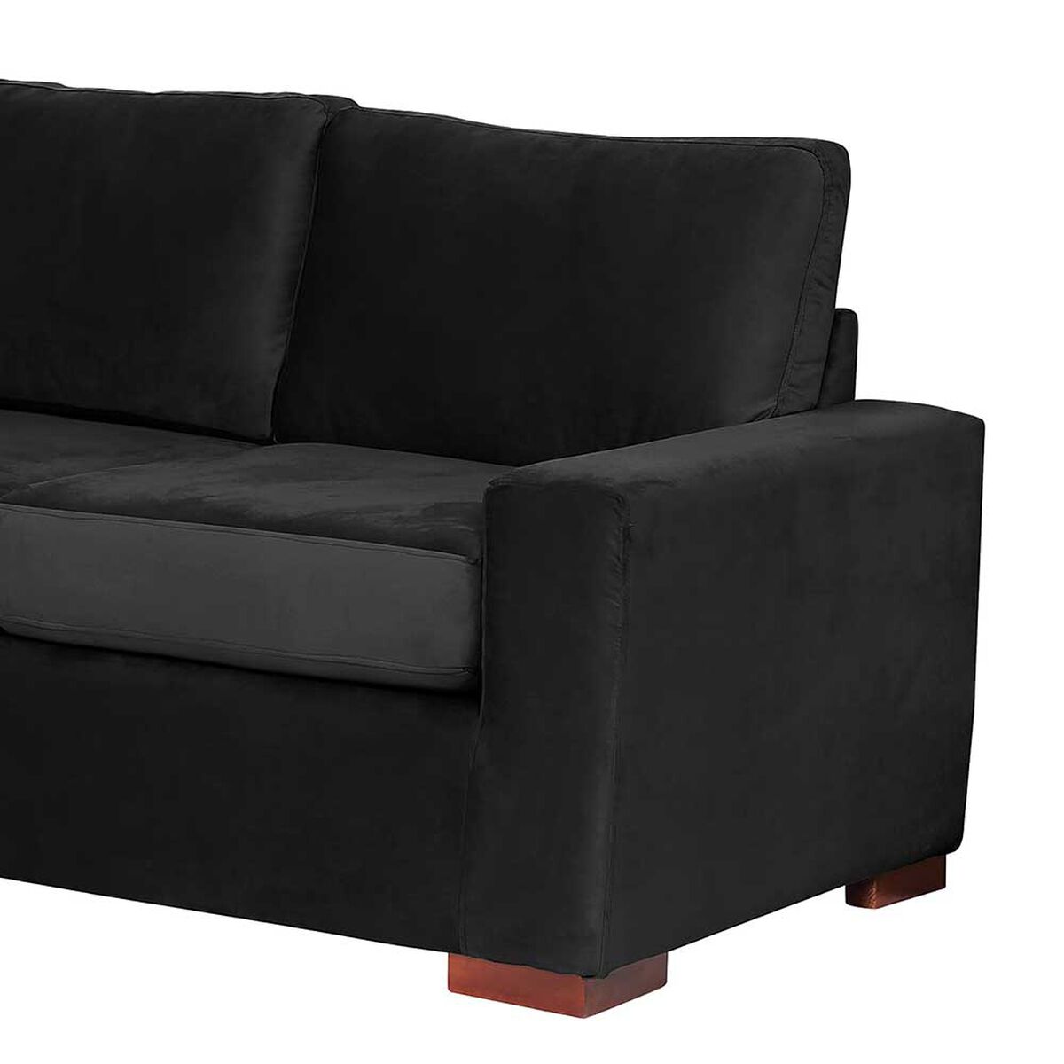 Sof&aacute; Latam Home Livorno 3 Cuerpos Negro