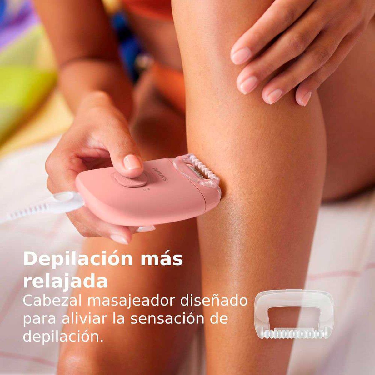 Depiladora Philips BRE227/00 Rosado