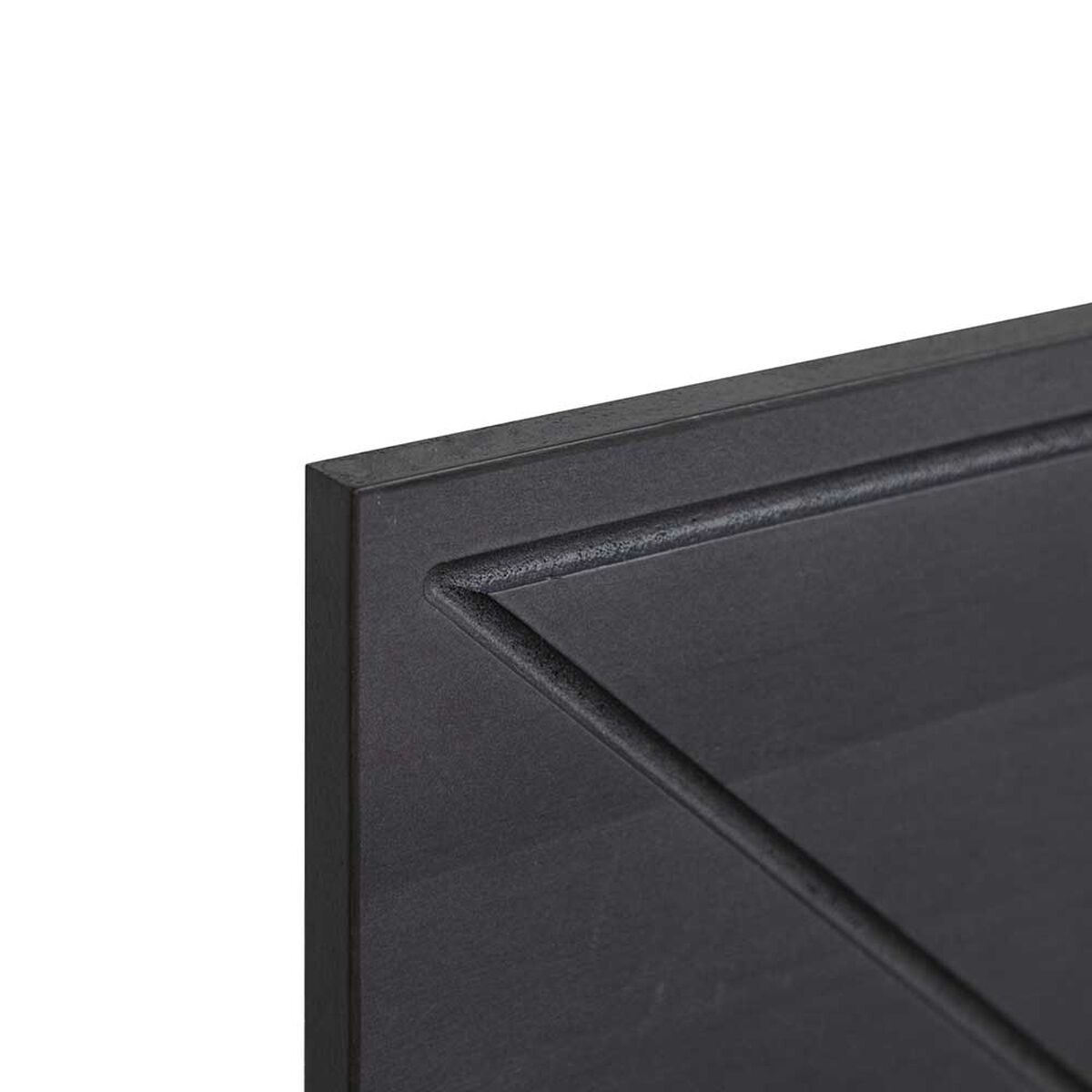 Cama Europea CIC 1,5 Plazas Premium + Respaldo Villarrica Negro