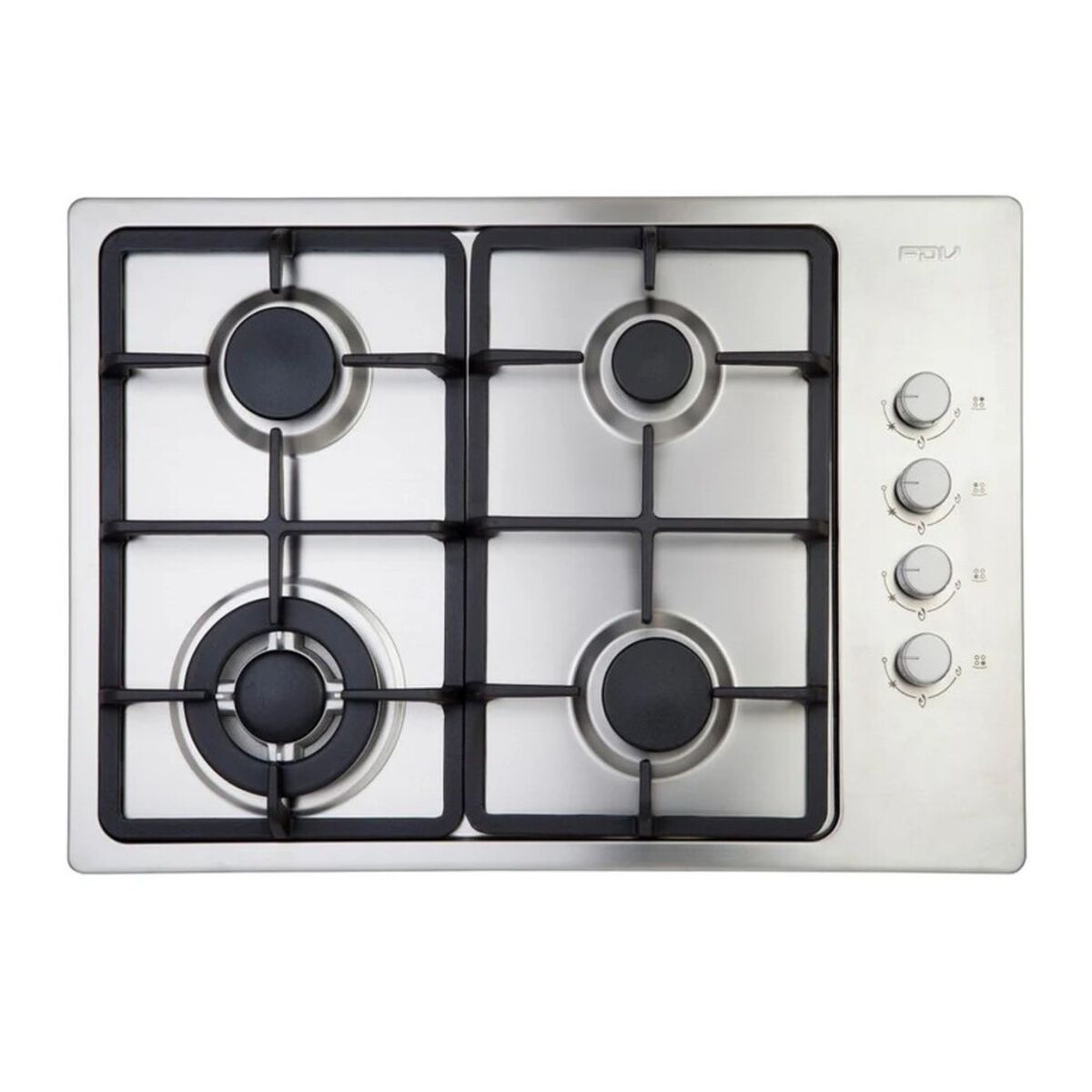 Encimera a Gas FDV Design 4T GLTX 65 NAT 4 Quemadores