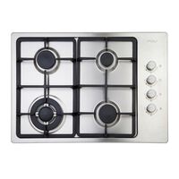 Encimera a Gas FDV Design 4T GLTX 65 NAT 4 Quemadores