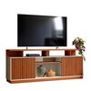 Rack TV Yardas Orlando Hasta 75" Café