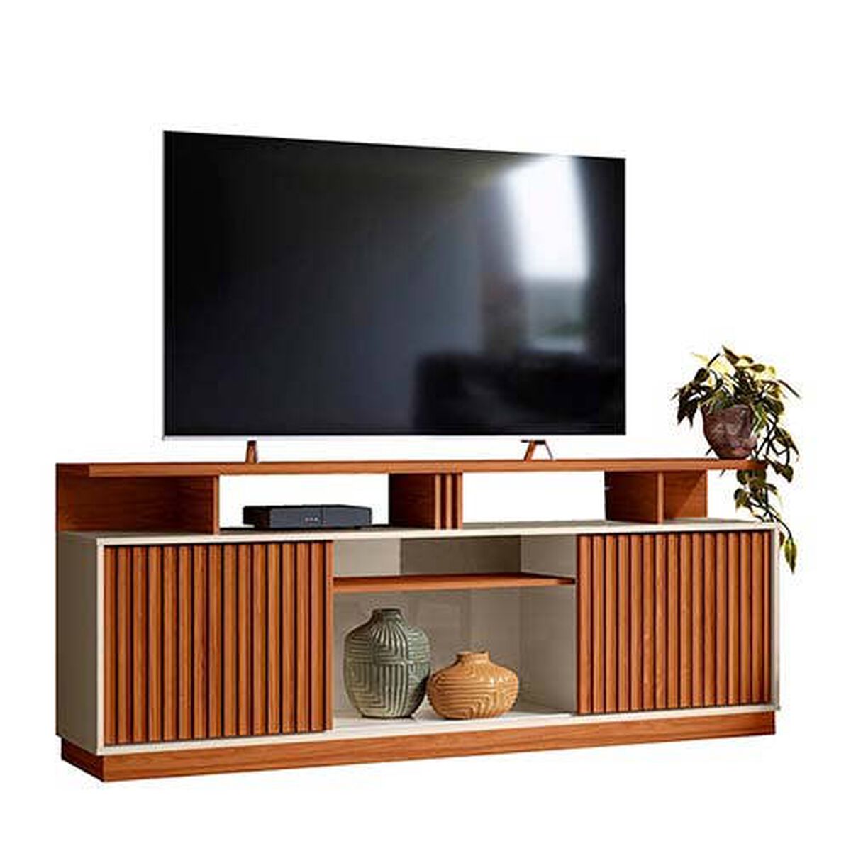 Rack TV Yardas Orlando Hasta 75" Café
