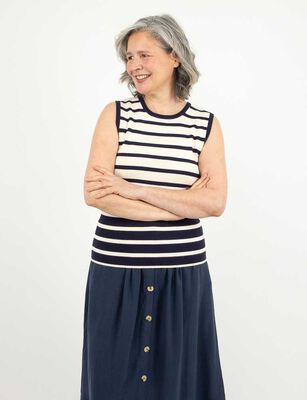 Imagen 2 del producto Sweater Sin Mangas Mujer Portman Club Azul