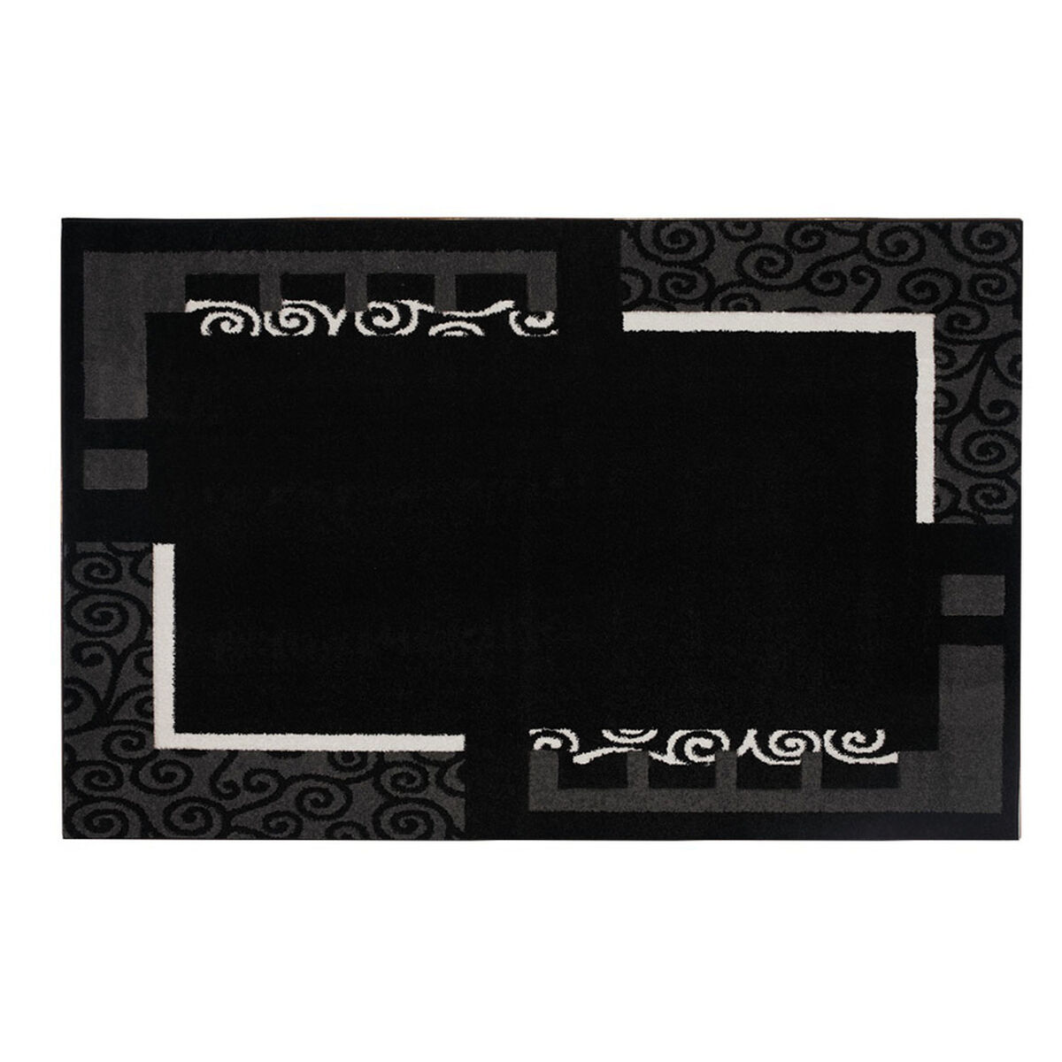 Alfombra Idetex Carved Negro 150 x 200 cm