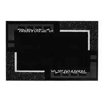 Alfombra Idetex Carved Negro 150 x 200 cm