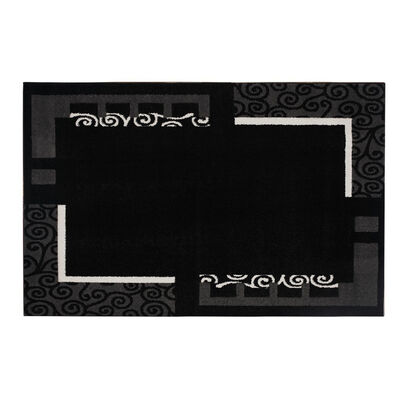 Alfombra Idetex Carved Negro 150 x 200 cm
