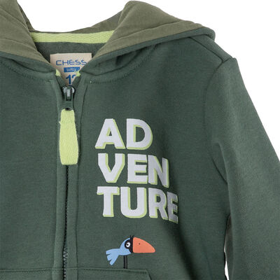 Imagen 2 del producto Conjunto Polerón+Pantalón Chess Baby Verde