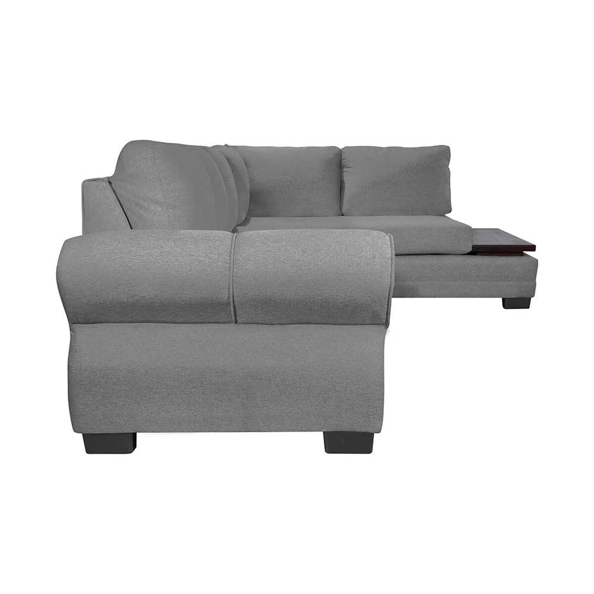 Sofá Seccional Living Factory Michigan 6 Cuerpos Gris