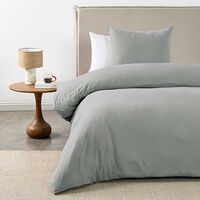 Funda de Plumón Cannon 1.5 Plazas Liso Gris