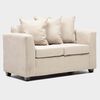 Sofá Cabsur Viena 2 Cuerpos Beige