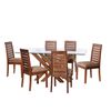 Juego de Comedor Latam Home Merida 6 Sillas Beige