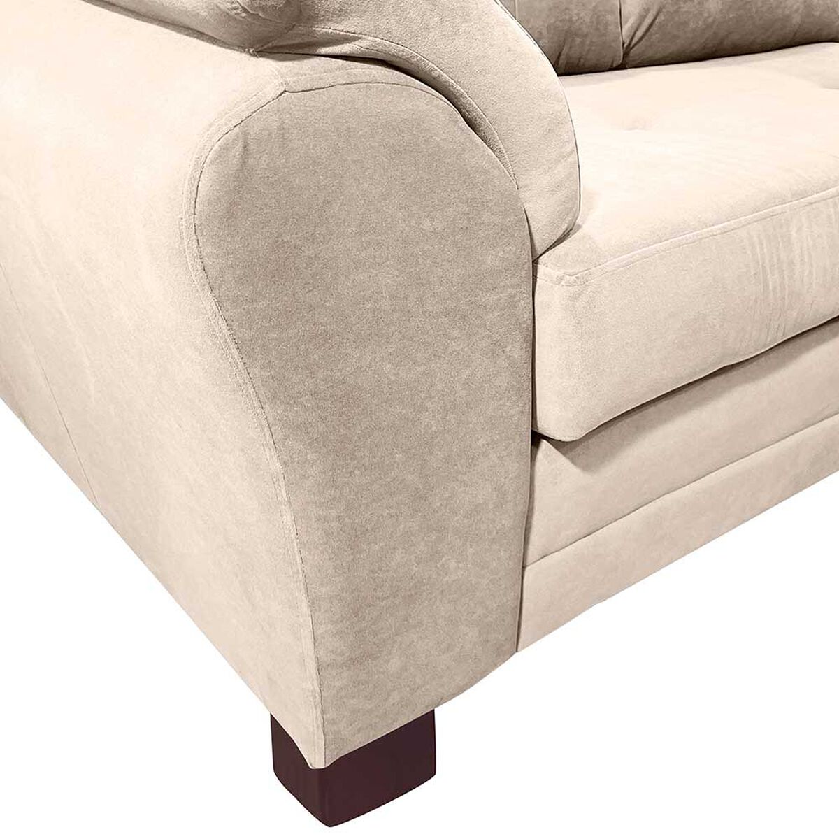 Sof&aacute; Seccional Living Factory Boston 5 Cuerpos Beige