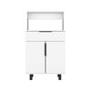 Mueble para Microondas Bajo TuHome Oshawa 2 Puertas 1 Cajón Blanco