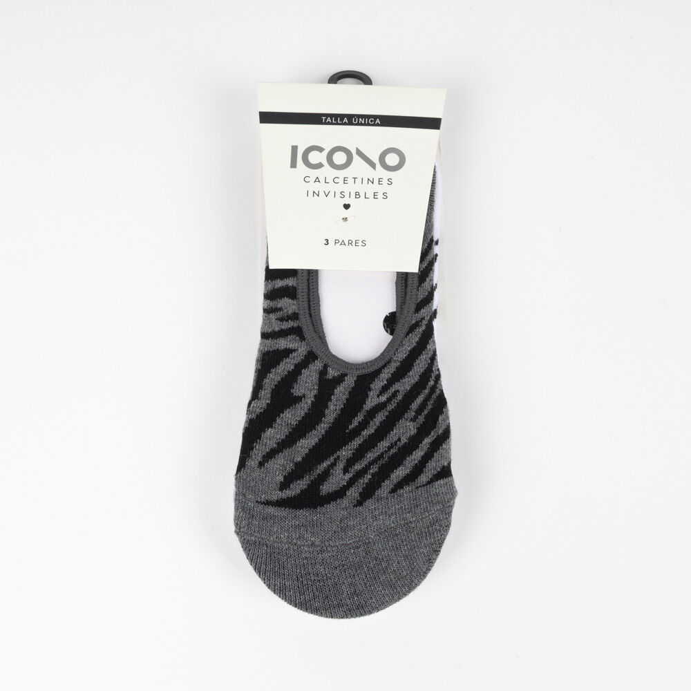 Pack 3 Calcetines Invisible Mujer Icono