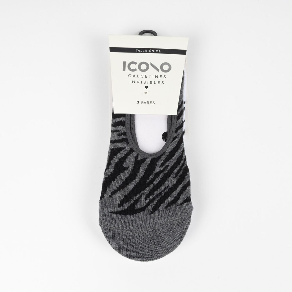 Pack 3 Calcetines Invisible Mujer Icono
