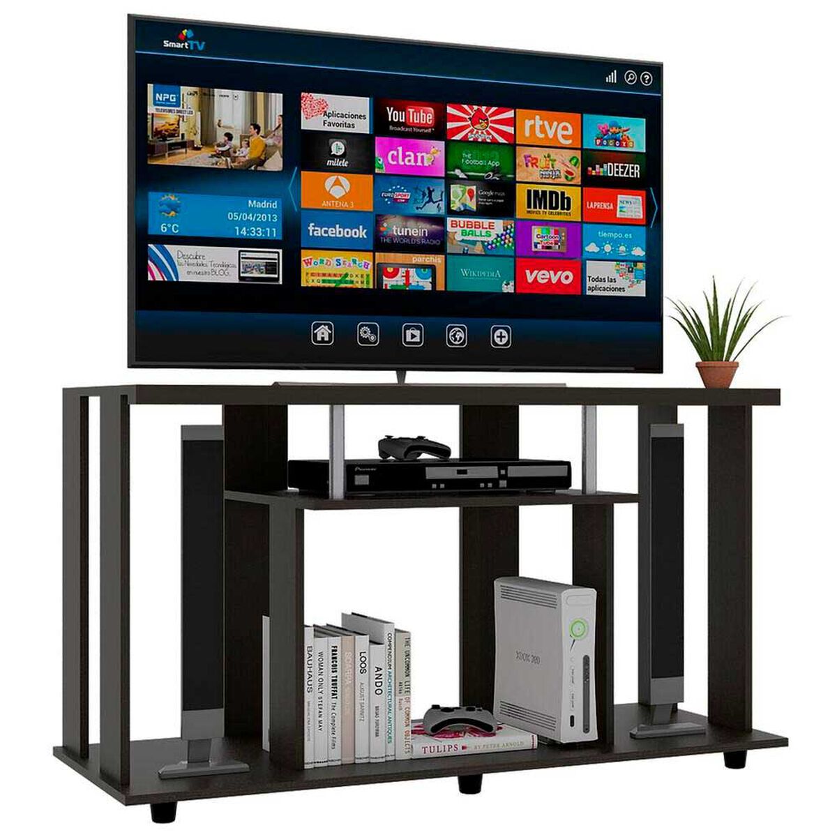 Rack TV TuHome Lannes Wengue Hasta 50"