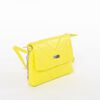 Cartera Cross Bag Mujer Amarillo Eco Cuero Icono